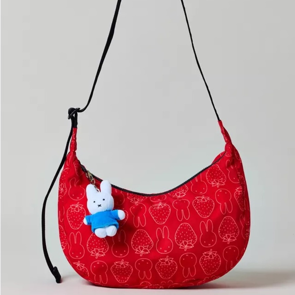 NWT BAGGU Medium Crescent Miffy Bag - Picture 8 of 8